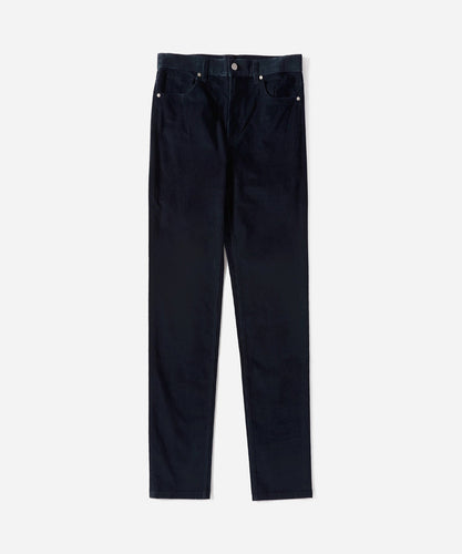 Bold Navy Blue Sunray Dial Brown Leather